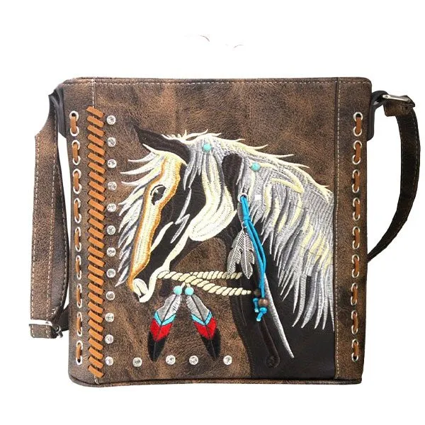 Horse Design Crossbody Bag