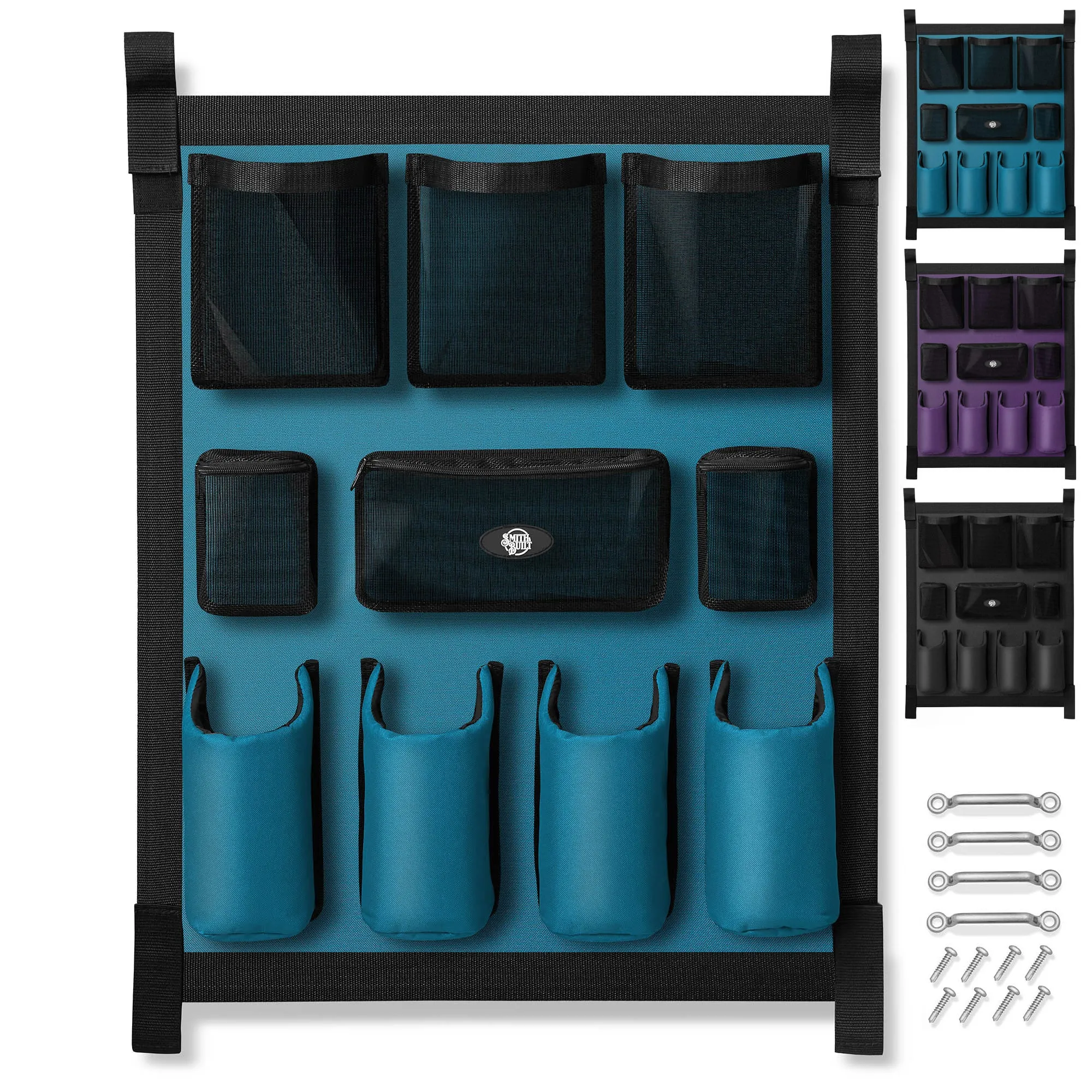 Horse Trailer Grooming Bag, Short Hanging Equine Door Caddy Organizer