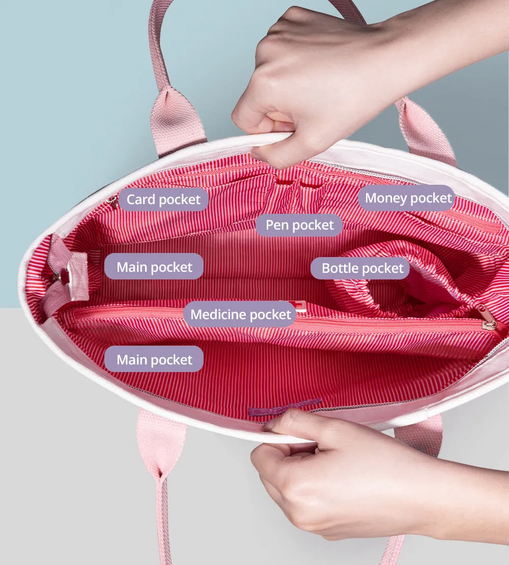 Hospital Bag - Maternity Hospital Bag with 7 Pockets