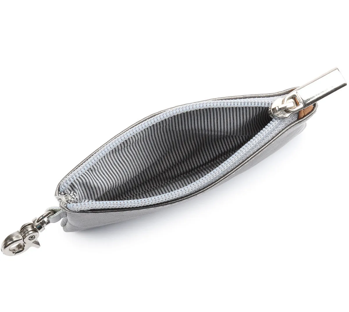 Hydestyle Metallic Rimor Coin Pouch #LW20 Pewter