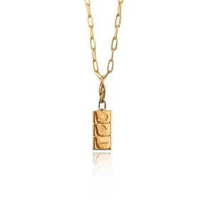 I Love You Bricks Necklace