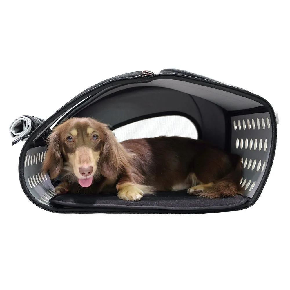 Ibiyaya 5-in-1 Combo Pet Carrier & Stroller - Chocolate