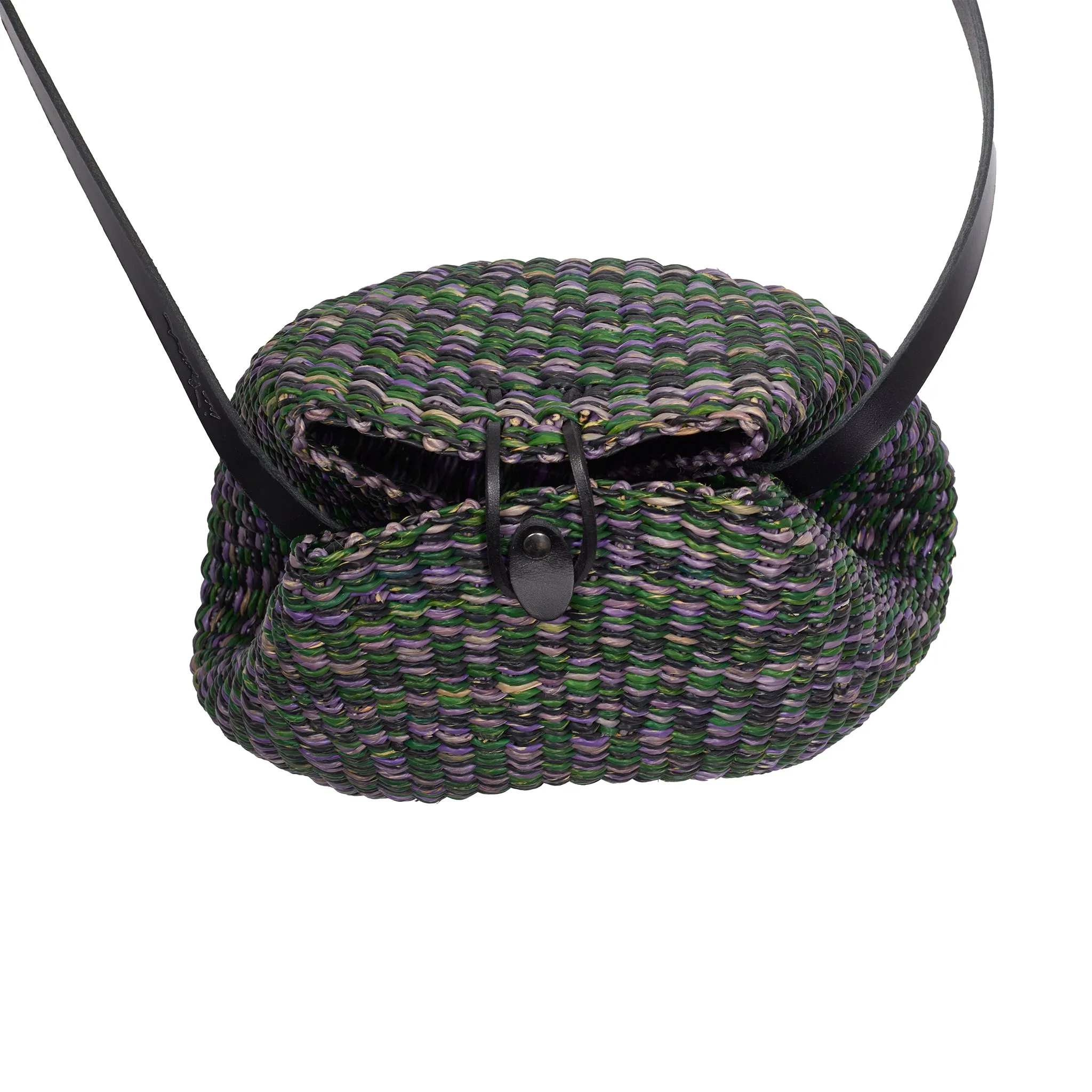 Inès Bressand No14 Mini Shell Shoulder Bag in Green