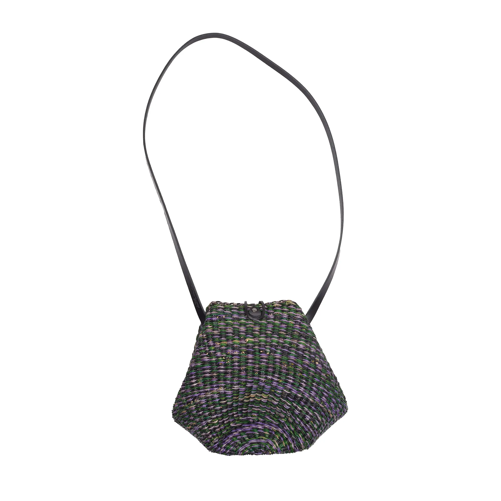 Inès Bressand No14 Mini Shell Shoulder Bag in Green