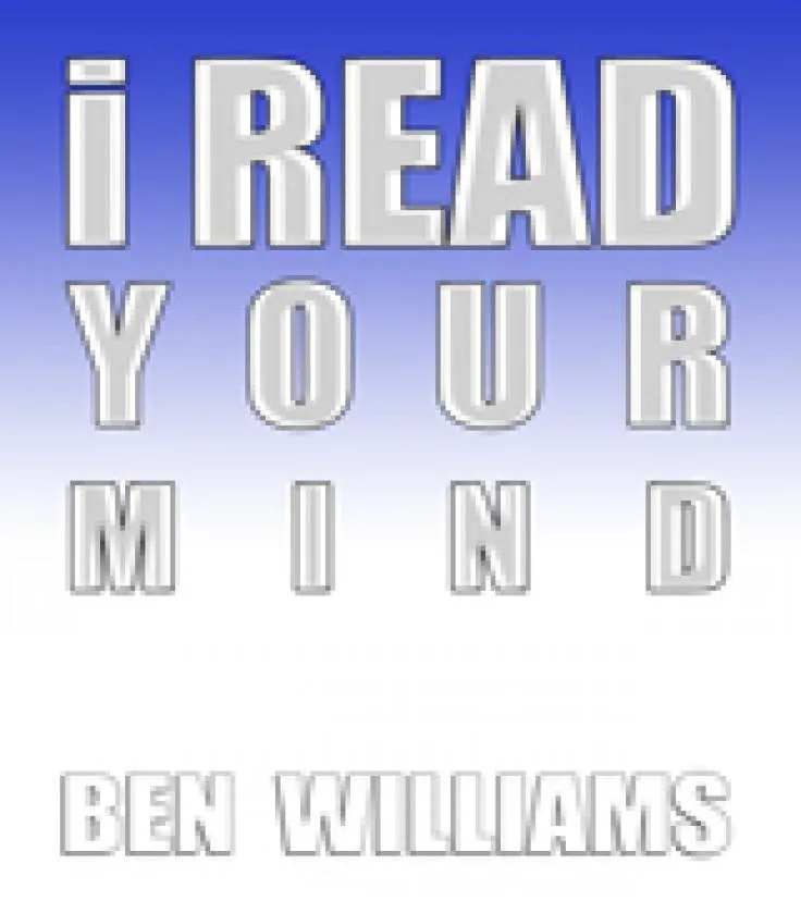 iRead Your Mind by Ben Williams - INSTANT DOWNLOAD