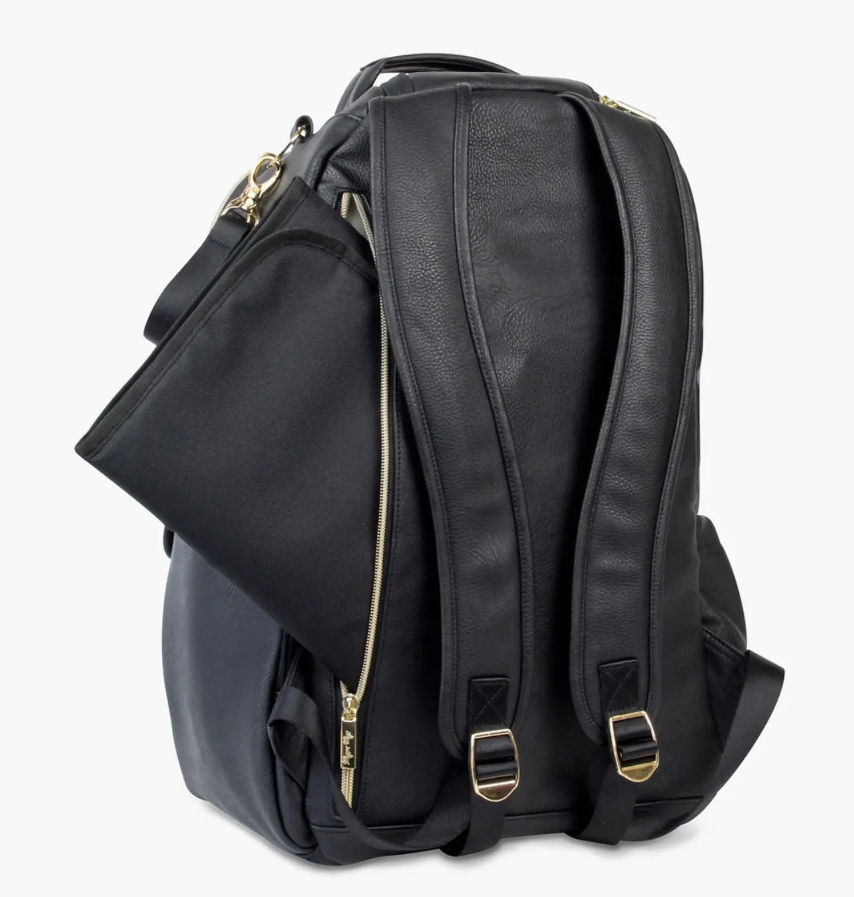 Itzy Ritzy Jetsetter Black Boss Backpack Diaper Bag