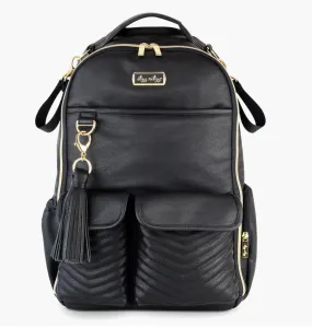 Itzy Ritzy Jetsetter Black Boss Backpack Diaper Bag