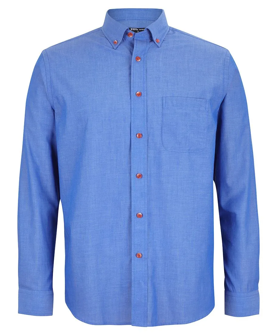 JBs Wear Long Sleeve Indigo Shirt - Adults (4IC)