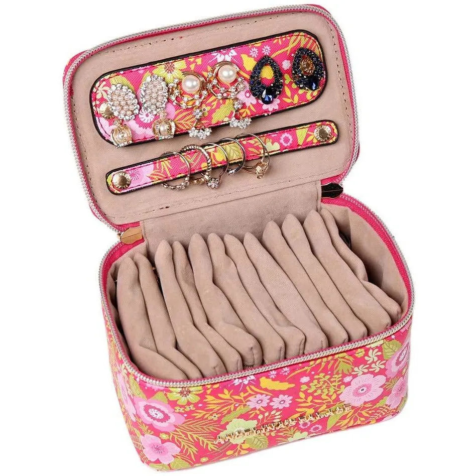 Jewelry Organizer Case Blossom Fuschia