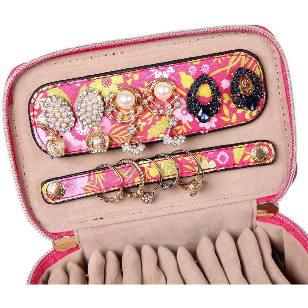 Jewelry Organizer Case Blossom Fuschia