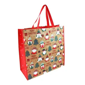 Jumbo Square Woven Kraft Gonk Christmas Gift Bag