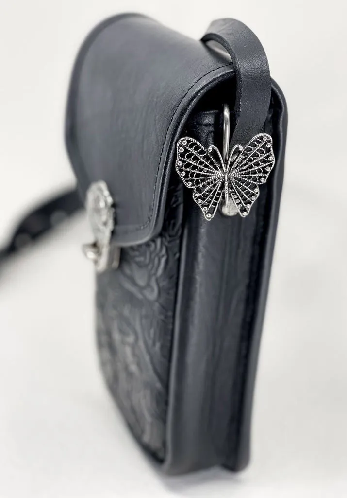 Key Ring Purse Hook, Filagree Butterfly