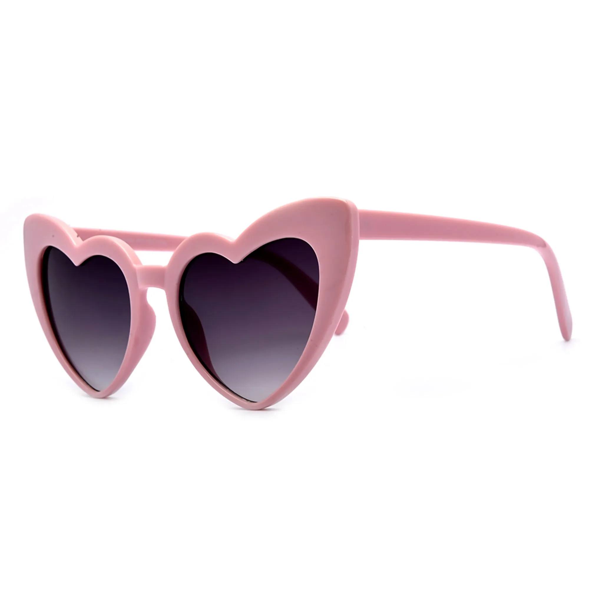 Kids Adorable High Tip Cute Heart Sunglasses