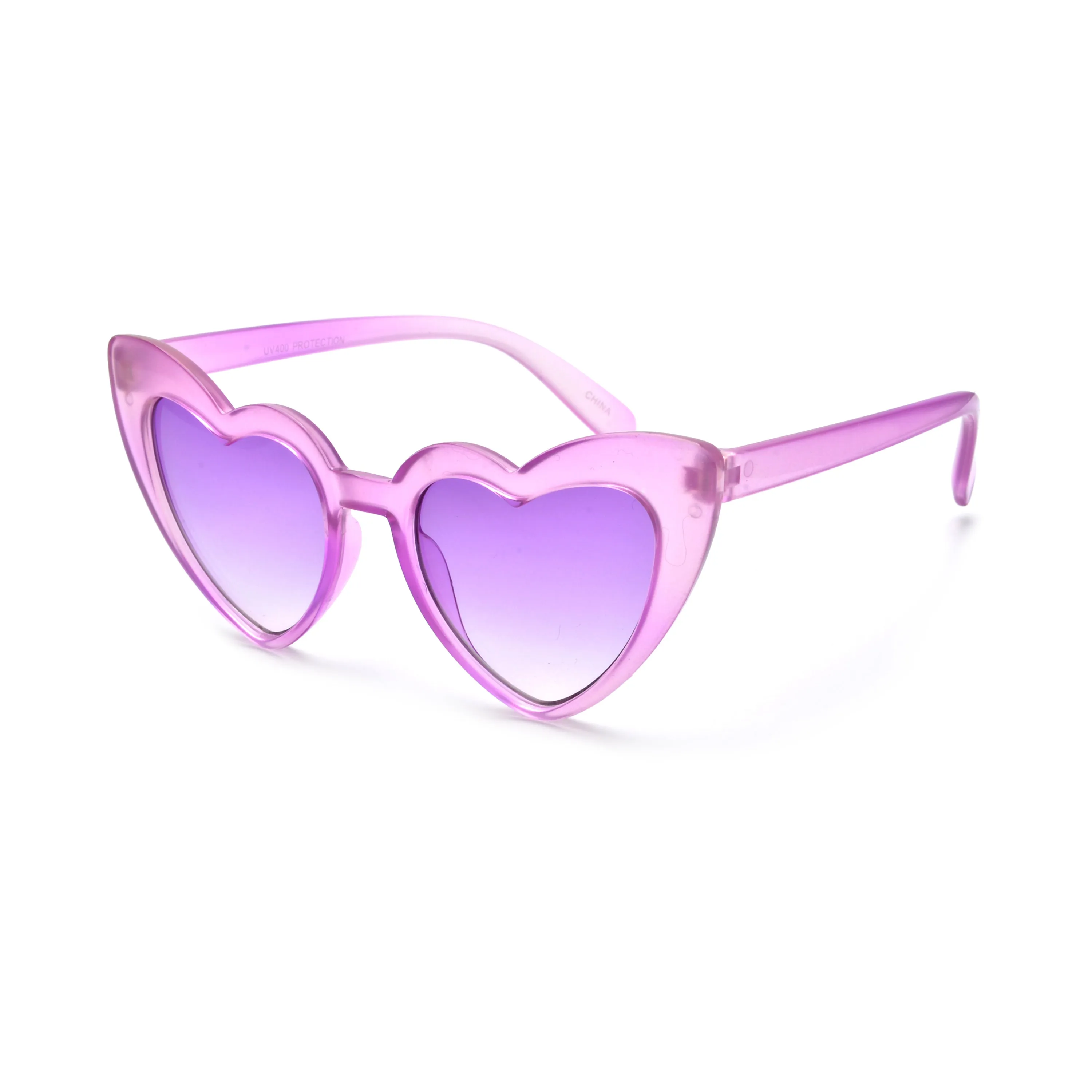 Kids Adorable High Tip Cute Heart Sunglasses