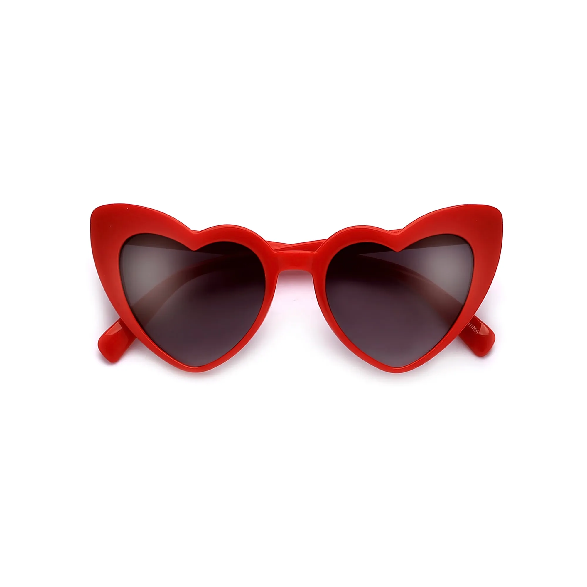 Kids Adorable High Tip Cute Heart Sunglasses