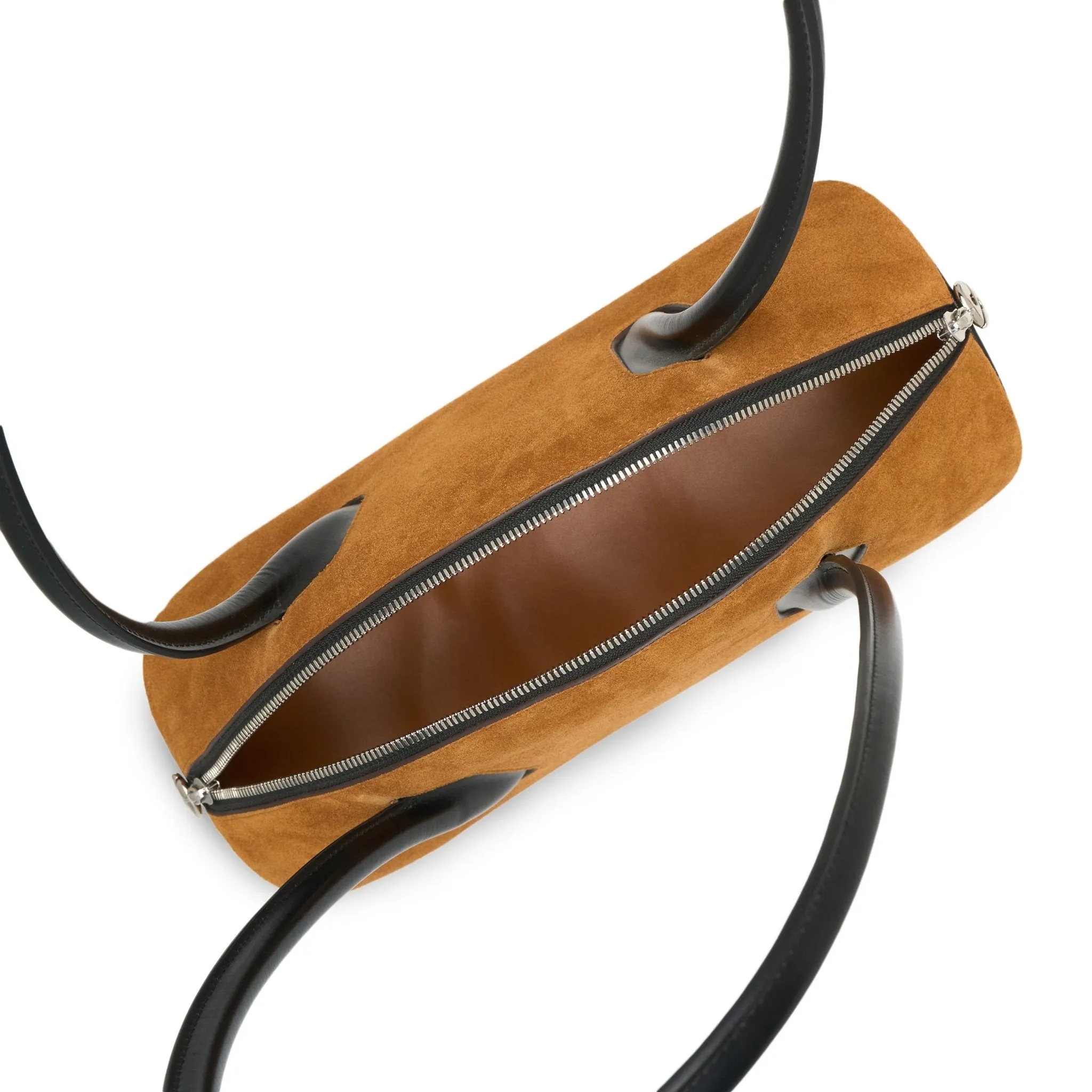 Large Dumpling Bowling Ball Underarm Bag In Brown