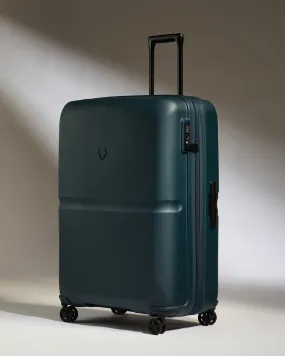 Large Suitcase in Indigo Blue - Single Stripe