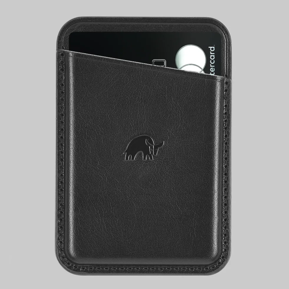 Leather Magnetic Wallet - BLACK EDITION