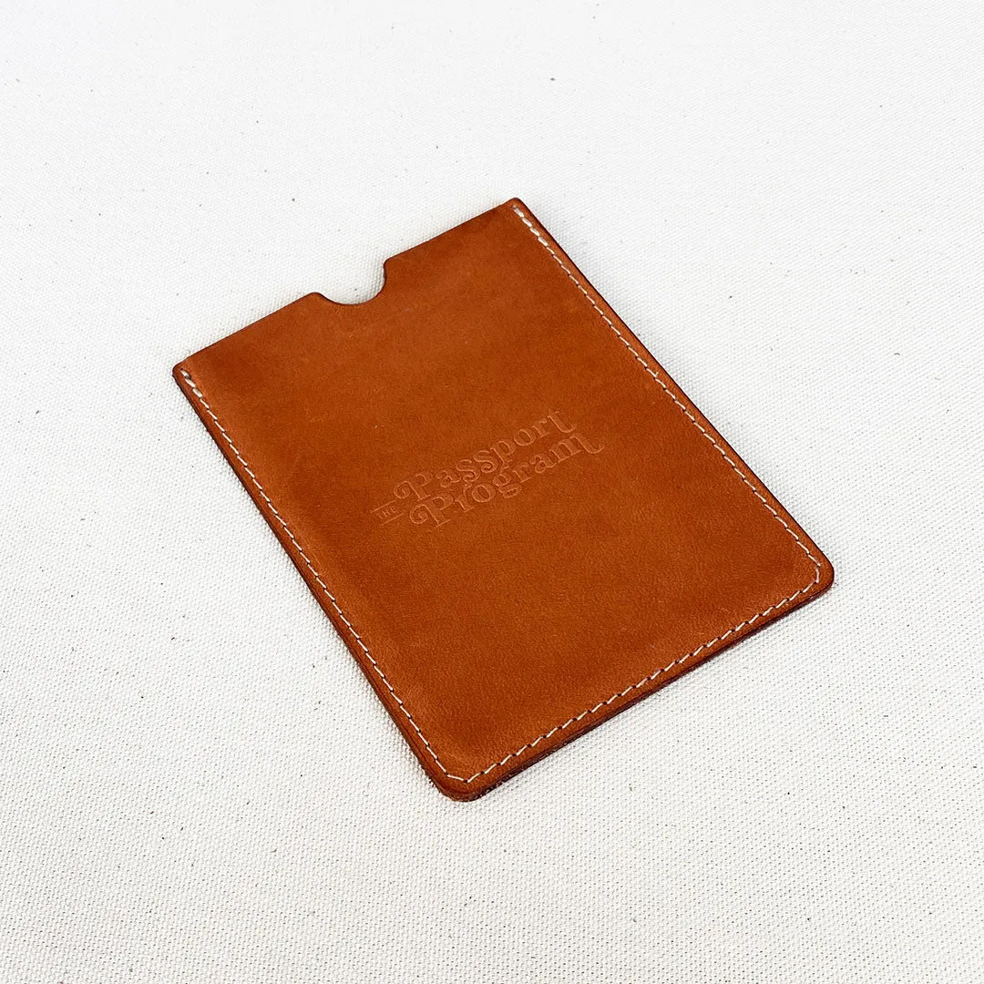 Leather Passport Sleeve