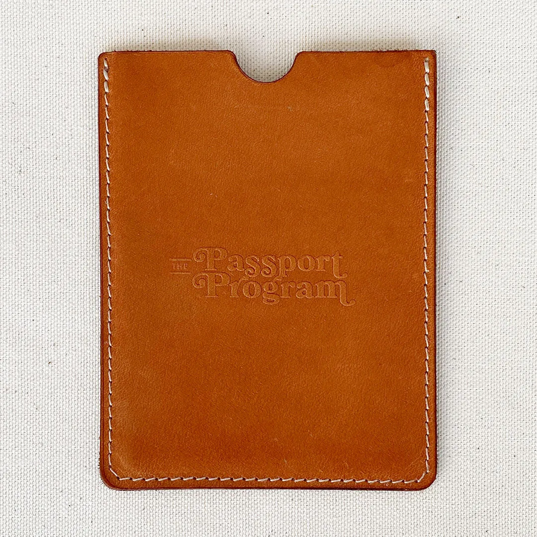 Leather Passport Sleeve