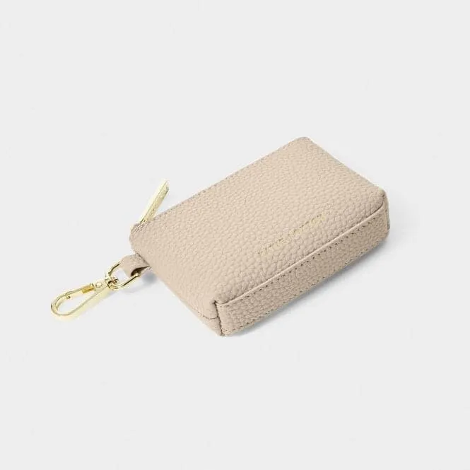 Light Taupe Evie Clip On Coin Purse KLB3226