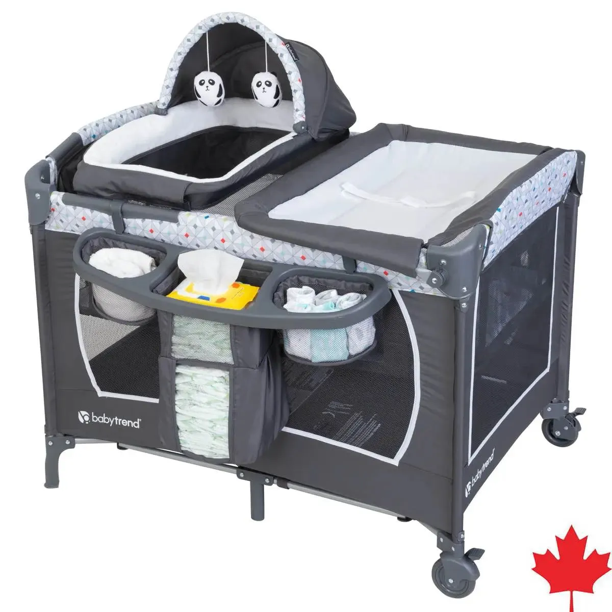 Lil Snooze™ Deluxe Nursery Center® Playard - Diamond Geo (Walmart Canada Exclusive)