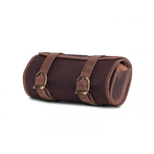 Longride Waxed Canvas Tool Roll Bag Brown - 1.5 Liters