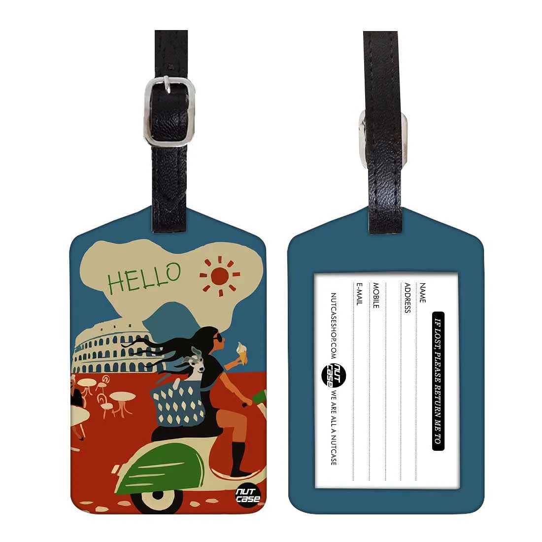 Luggage Tags Set Of 2 -  ROME