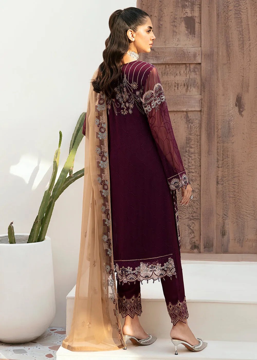 Luxury Chiffon Collection 2024 by Ramsha | F-2608