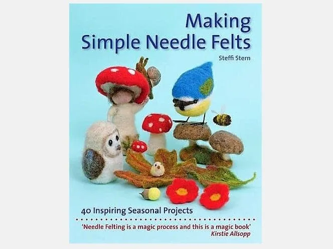 Making Simple Needle Felts Wool Mix - 80g mix