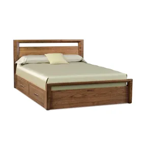 Mansfield Walnut Storage Bed