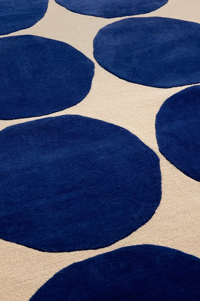 Marimekko Isot Kivet Blue Rug