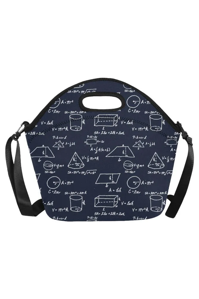 Math & Geometry Neoprene Lunch Bag/Large