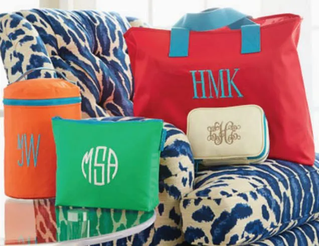 MB Greene Monogrammed Tote Bag