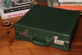 Medium Collectors Briefcase - Hunter Green