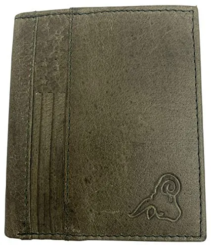 Men's RFID Blocking Genuine Leather Unique L Shape Bifold Wallet USA Series Wallets for Men RFID51HU