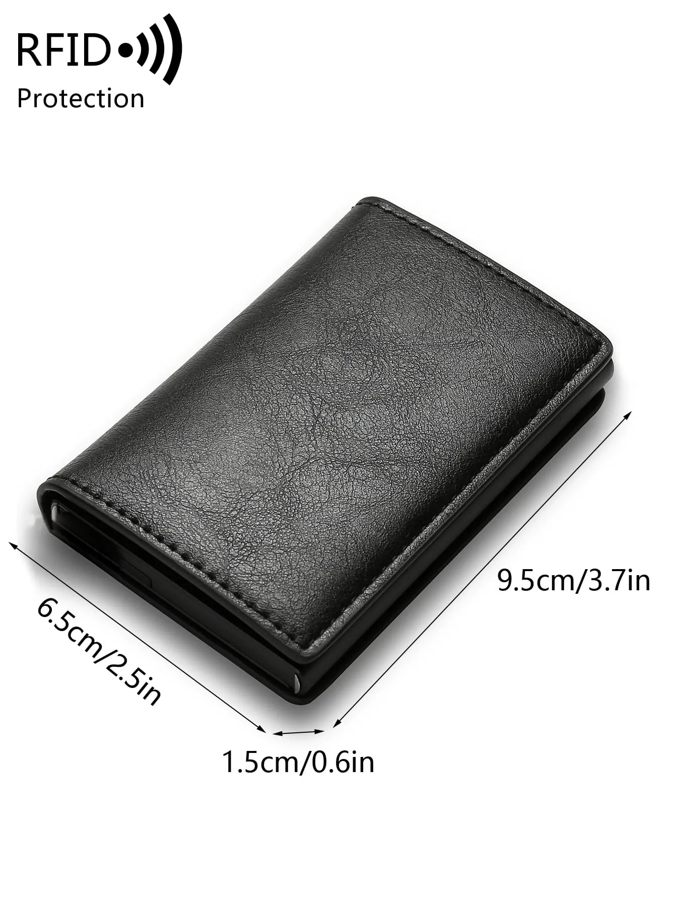 Men's Ultra Thin Minimalist Rfid Blocking Aluminum Automatic Pop Up Credit Card Holder Lightweight Portable Credit Card ID Card White-Collar Workers For Male Holiday For Anniversary For Birthday Gift Gift Accessories Gift