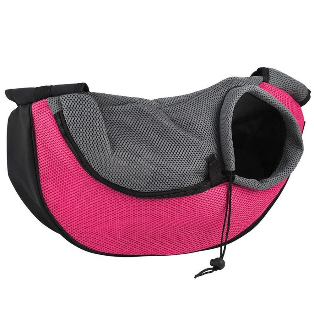 Mesh Sling Travel Pet Carrier