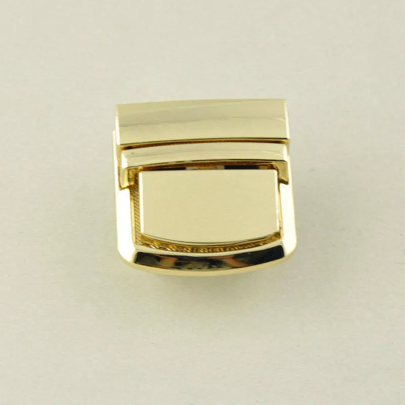 Metal Tuck Lock Thumb Lock 35*33mm Silver Gold Square Shape Catch Lock Latch Clasp Clutch Purse Handbag Hardware Repair