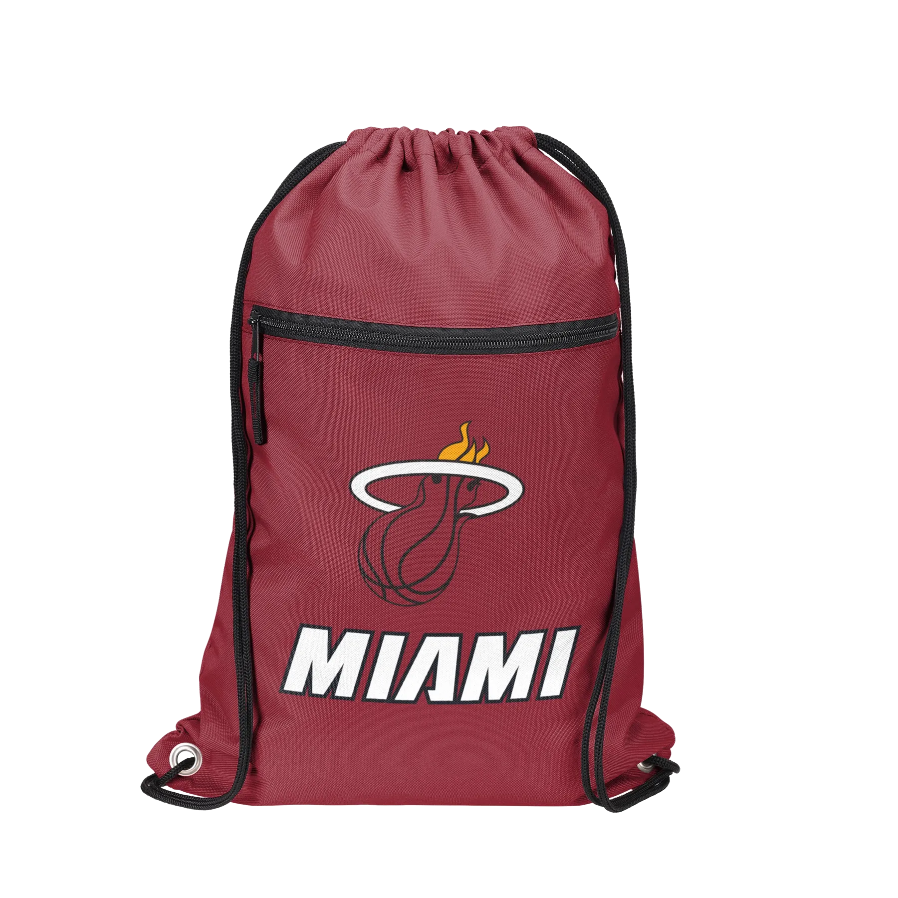 Miami HEAT Logo Red Drawstring Bag