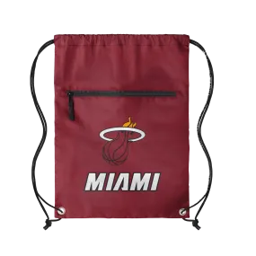 Miami HEAT Logo Red Drawstring Bag