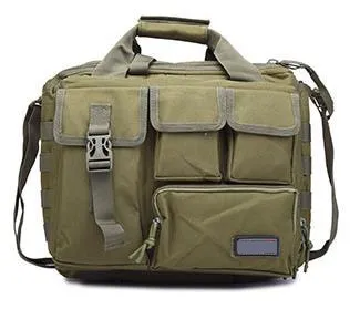 Military MOLLE Tactical Laptop Messenger 15" Laptop Shoulder Bag