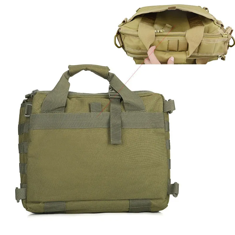 Military MOLLE Tactical Laptop Messenger 15" Laptop Shoulder Bag