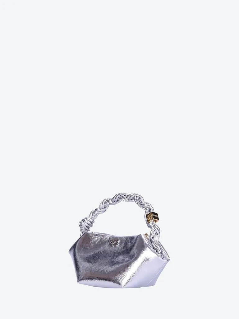 Mini metallic ganni bou bag