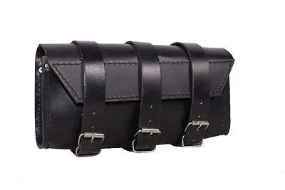 MOTORCYLE MOTORBIKE BLK PVC 12" MEDIUM 3 STRAP TOOL BAG GREAT PRICE