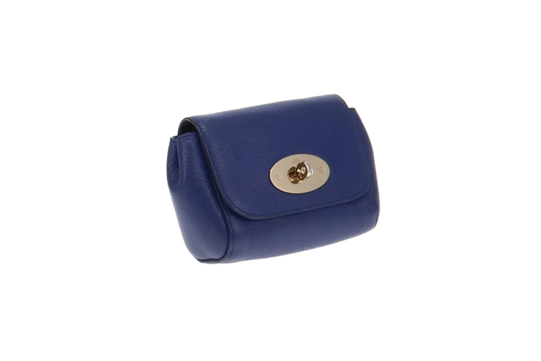 Mulberry Indigo Blue Leather Mini Lily