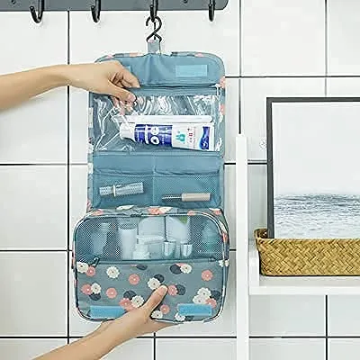 Multi Functional Travel Organizer Accessory Toiletry Cosmetics Bag || Hanging Toiletry Bag Travel Organizer