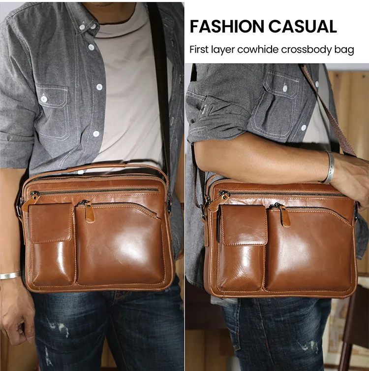 New Fashion Small Casual Leather Briefcase X1005