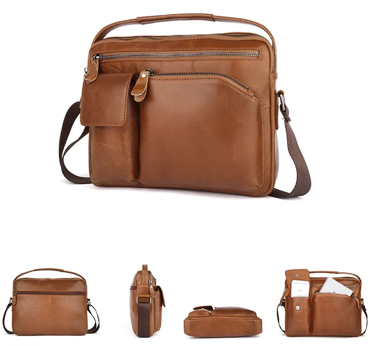 New Fashion Small Casual Leather Briefcase X1005