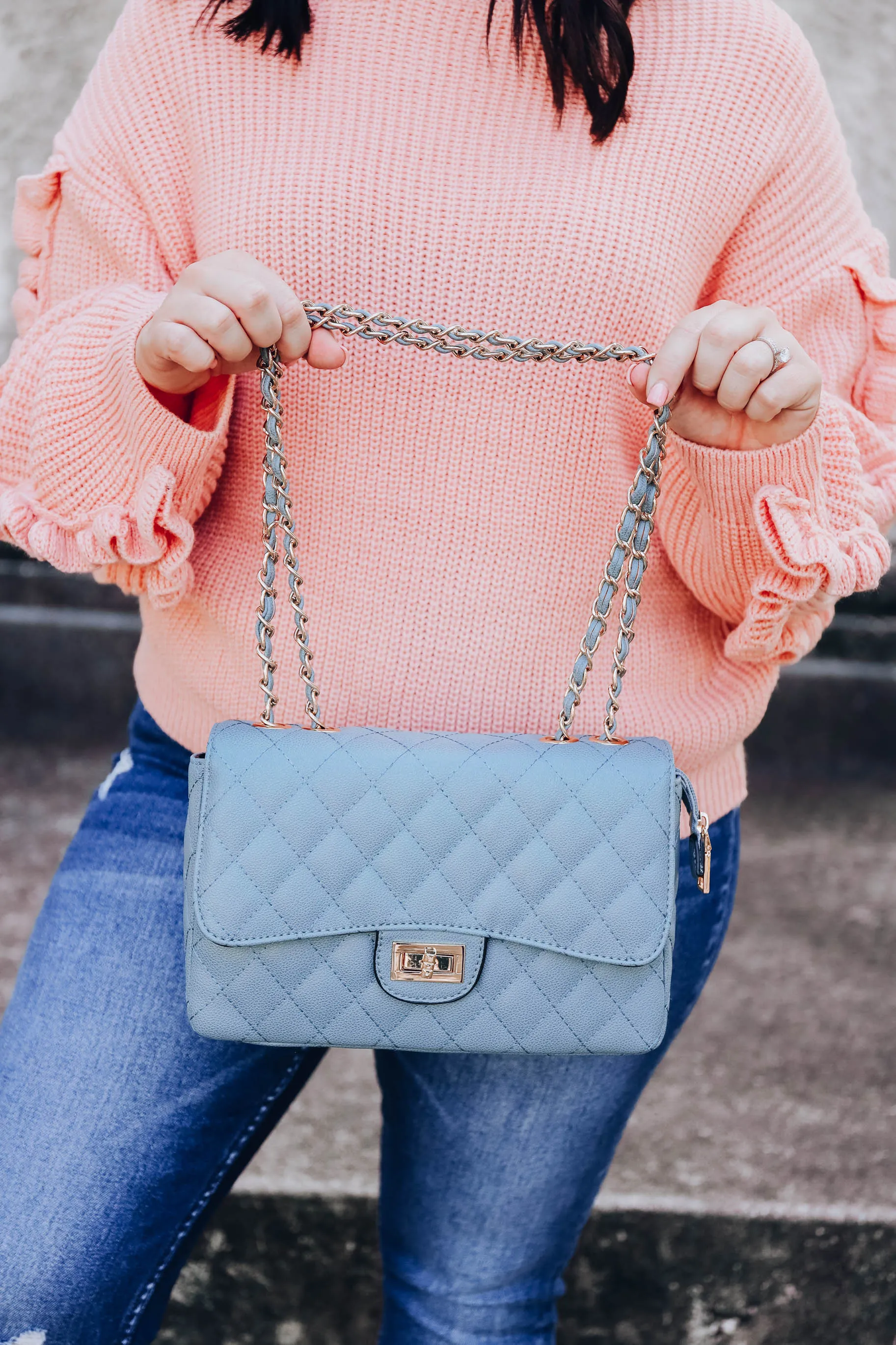 Not Your Boyfriend Bag - Blue